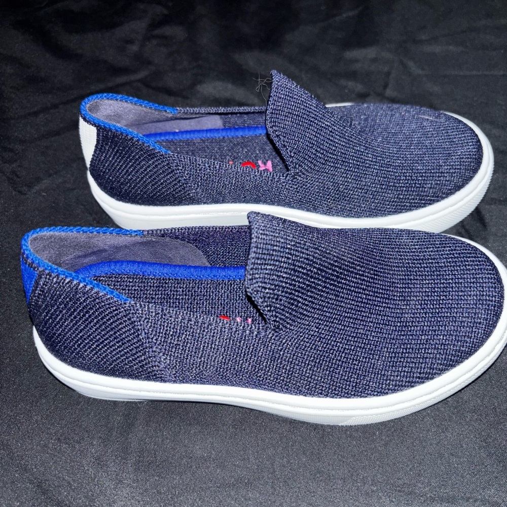 Rothy's Kids Navy Slip-On Shoes Size 10